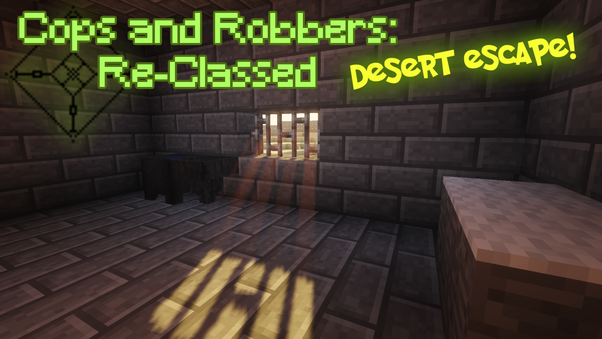 Descarca Cops and Robbers Re-classed: Desert Escape pentru Minecraft 1.13.2